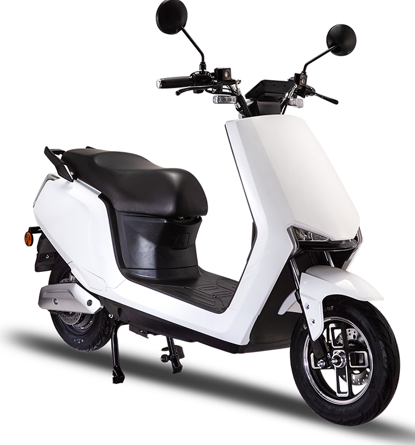 White Electric scooter In India